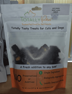 Dehydrated Beef Lung Bites - Totally Raw