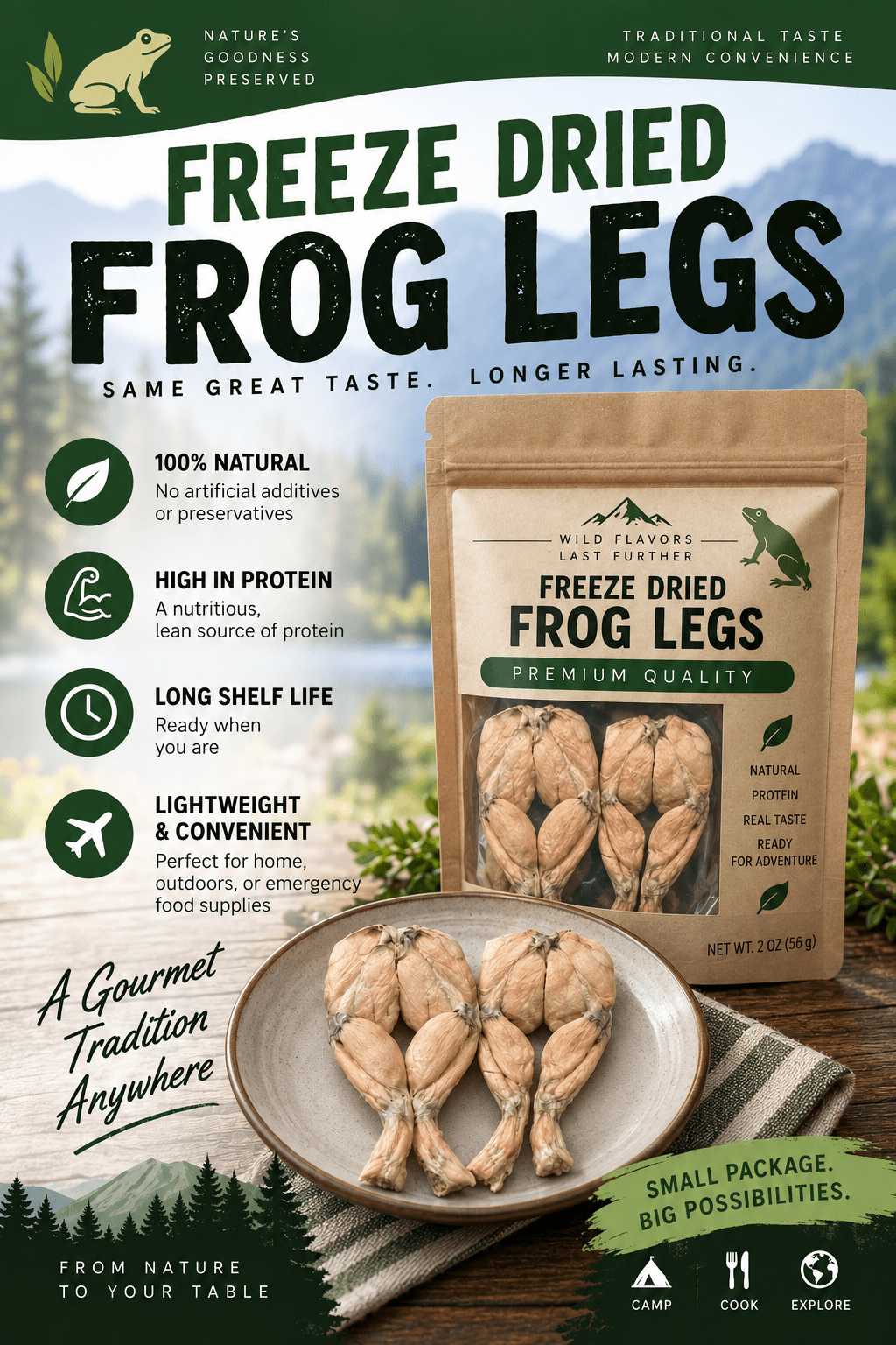 Private Label Frog Legs - Totally Raw