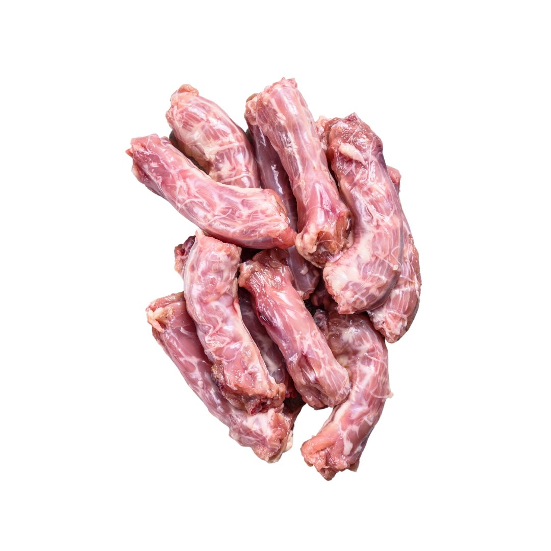 Raw Skinless Chicken Necks - Happee Dawg